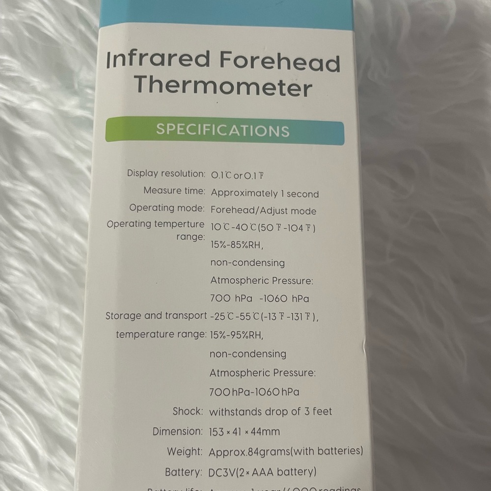 🏷️ Infrared Forehead Thermometer - Picture 12 of 12